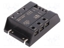 Relay: solid state; Ucntrl: 4÷30VDC; 50A; 48÷480VAC; 3-phase