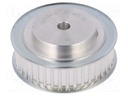 Belt pulley; AT5; W: 16mm; whell width: 27mm; Ø: 62.45mm; aluminium