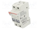 Fuse holder; cylindrical fuses; Mounting: DIN; 30A; 600VAC; IP20