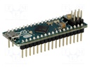 Dev.kit: Arduino; ICSP,USB B micro,pin strips; Comp: ATMEGA32U4