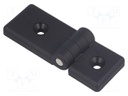 Hinge; Width: 94mm; technopolymer (PA); black; H: 36mm