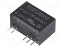 Converter: DC/DC; 2W; Uin: 4.5÷5.5V; Uout: 20VDC; Uout2: -5VDC; SIP7