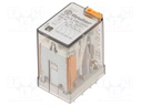 Relay: electromagnetic; 4PDT; Ucoil: 230VAC; 7A/250VAC; 7A/30VDC