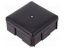 Enclosure: junction box; X: 86mm; Y: 86mm; Z: 39mm; wall mount; IP55