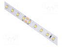 LED tape; white cold; 2835; 24V; LED/m: 90; 10mm; white PCB; IP20