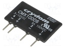 Relay: solid state; Ucntrl: 3÷10VDC; 6A; 0÷100VDC; THT; SIP