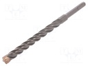 Drill bit; for concrete; Ø: 14mm; L: 210mm; metal; cemented carbide