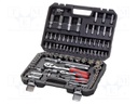 Wrenches set; 6-angles,socket spanner; 94pcs.