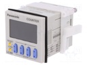 Counter: electronical; 2x LCD; pulses; 9999; SPDT; Cutout: 45x45mm