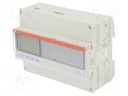 Meter; for DIN rail mounting; digital; Network: three-phase; 80A