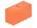 Relay: electromagnetic; DPDT; Ucoil: 48VDC; 8A/250VAC; 8A/30VDC; 8A