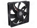 Fan: DC; axial; 24VDC; 120x120x25mm; 97.8m3/h; 26.5dBA; 1600rpm