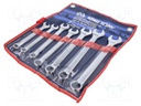 Wrenches set; inch,combination spanner; Pcs: 7