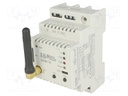 GSM module controller; EXTA FREE; IP20; 230VAC; NO x2; DIN; 1.5W