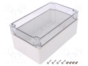 Enclosure: multipurpose; X: 120mm; Y: 200mm; Z: 90mm; EURONORD; grey