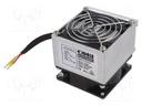 Blower heater; 200W; IP20; for DIN rail mounting; 230VAC