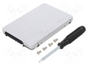 MicroSD to SATA adapter; converts 4 microSD cards to SATA SSD
