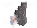 Relay: interface; SPDT; Ucoil: 24VDC; Ucoil: 24VAC; 6A; 6A/250VAC