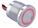 Switch: piezoelectric; Pos: 2; SPST-NO; 0.2A/24VAC; 0.2A/24VDC