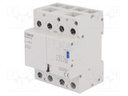 Relay: installation; bistable; NC x2 + NO x2; Ucoil: 230VAC; 40A