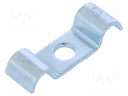 Screw mounted clamp; ØBundle : 7mm; Ømount.hole: 6mm; W: 12mm