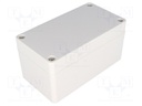 Enclosure: multipurpose; X: 65mm; Y: 120mm; Z: 60mm; 1554; ABS; grey