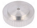 Belt pulley; AT5; W: 16mm; whell width: 27mm; Ø: 94.25mm; aluminium