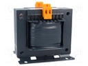 Transformer: mains; 320VA; 230VAC; 48V; Leads: terminal block; IP00