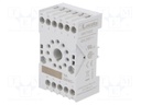 Socket; PIN: 11; 10A; 250VAC; Mounting: DIN; Series: HR70