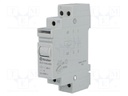 Relay: installation; bistable; NO; Ucoil: 48VDC; Mounting: DIN; 16A