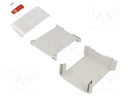 Enclosure: for DIN rail mounting; ABS