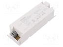 Power supply: switched-mode; LED; 60W; 25÷43VDC; 1400mA; IP20; 141g