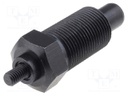 Indexing plungers; Thread: M20; Plating: black finish; Mat: steel