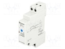 Timer; 0,05s÷180s; SPDT; 250VAC/8A; 24÷240VAC; 24÷240VDC; DIN; IP20