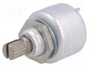 Potentiometer: shaft; single turn; 220kΩ; 1W; ±20%; 4mm; linear; THT