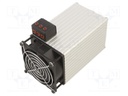 Heater; 250W; 230V; IP20; DIN rail; 35m3/h; 152x80x110mm