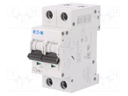 Circuit breaker; 230/400VAC; Inom: 16A; Poles: 2; DIN; Charact: D