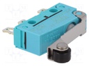 Microswitch SNAP ACTION; with lever (with roller); SPDT; Pos: 2