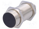 Sensor: inductive; Output conf: PNP / NO; 0÷15mm; 12÷24VDC; M30