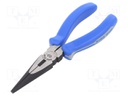 Pliers; straight,universal; two-component handle grips; 164mm