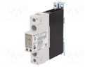 Relay: solid state; Ucntrl: 20÷275VAC; 25A; 24÷240VAC; DIN,panel