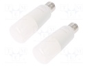 LED lamp; natural white; E27; 220/240VAC; 1600lm; 15W; 240°; 4000K