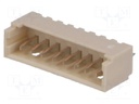 Socket; wire-board; male; PicoBlade; 1.25mm; PIN: 8; THT; 1A; tinned