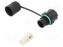 Connector: AC supply; screw terminal; female; TH386; 400V; ways: 3