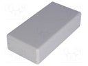 Enclosure: multipurpose; X: 50mm; Y: 100mm; Z: 25mm; polystyrene