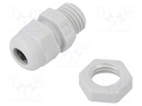 Cable gland; with metric thread; M12; IP68; Mat: polyamide