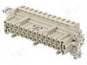 Connector: rectangular; female; EPIC H-BE; PIN: 24; 24+PE; 16A; 500V