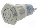 Switch: vandal resistant; Pos: 2; SPDT; 0.5A/220VAC; 1A/24VDC; IP40