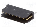 Socket; wire-board; male; PIN: 8; 2.54mm; THT; DUBOX; 3A; gold-plated