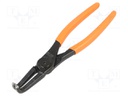 Pliers; internal circlip; Ring: internal; Pliers len: 210mm